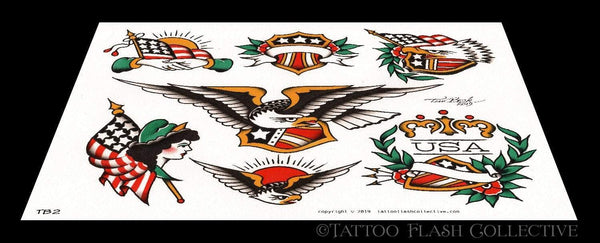 tattooflashbookscom  Tim Beck  Bold American Tattoos